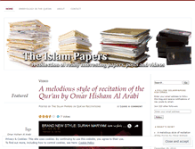 Tablet Screenshot of islampapers.com